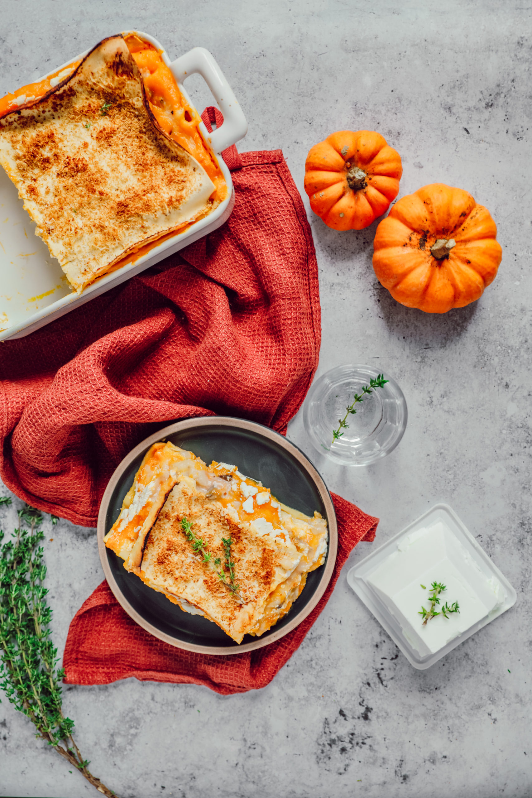 The Kitchen Of Happiness - Lasagnes Au Butternut, Chèvre & Champignons ...